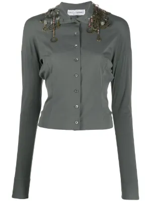 Pre Owned från Dolce & Gabbana Pre Owned Dam Farfetch Jackor pre owned från Dolce & Gabbana Pre Owned Dam Farfetch