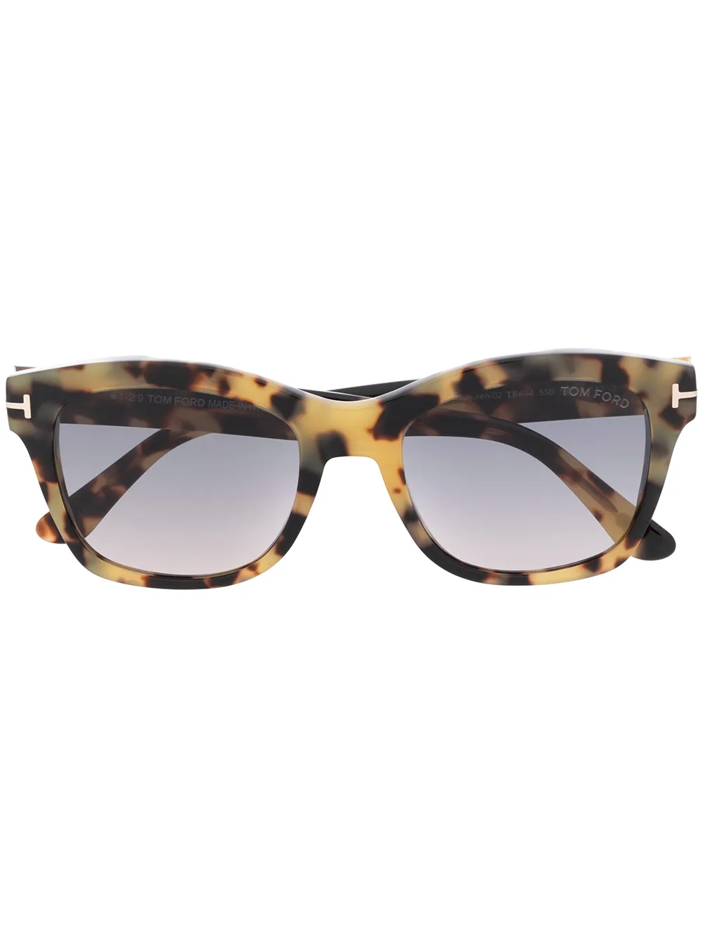 TOM FORD Eyewear Lauren スクエアフレーム サングラス - ブラウン TOM FORD Eyewear Lauren スクエアフレーム サングラス - ブラウン