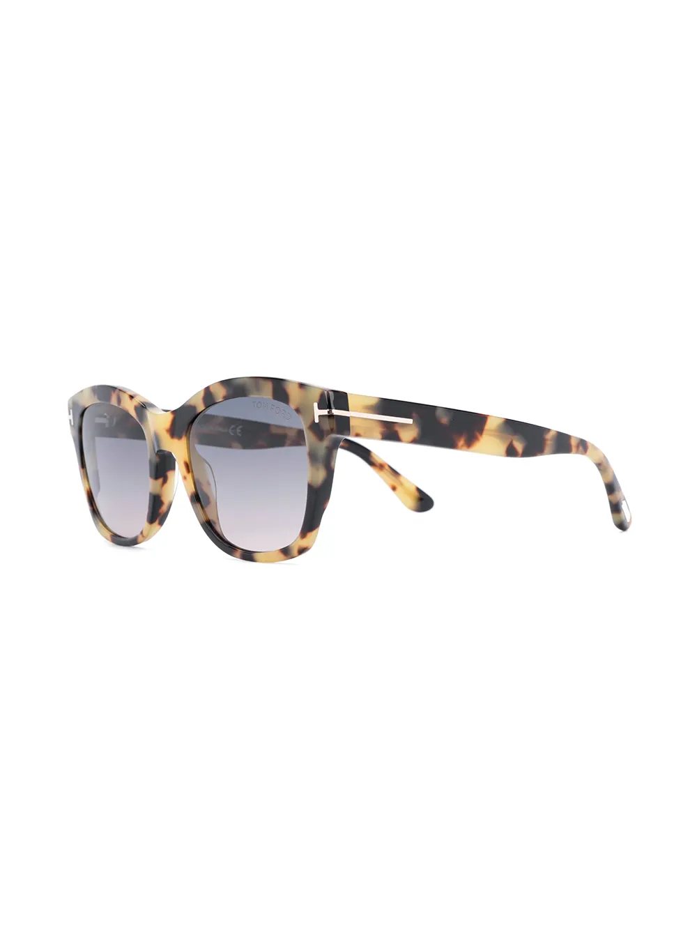 TOM FORD Eyewear Lauren zonnebril met vierkant montuur - Bruin