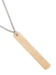 Maison Margiela engraved pendant necklace