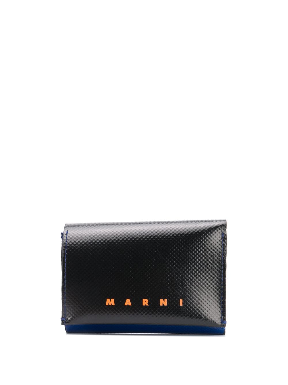 фото Marni двухцветный кошелек с логотипом