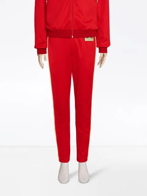 gucci side stripe pants