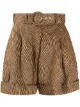 Image 1 of Zimmermann Empire striped print shorts