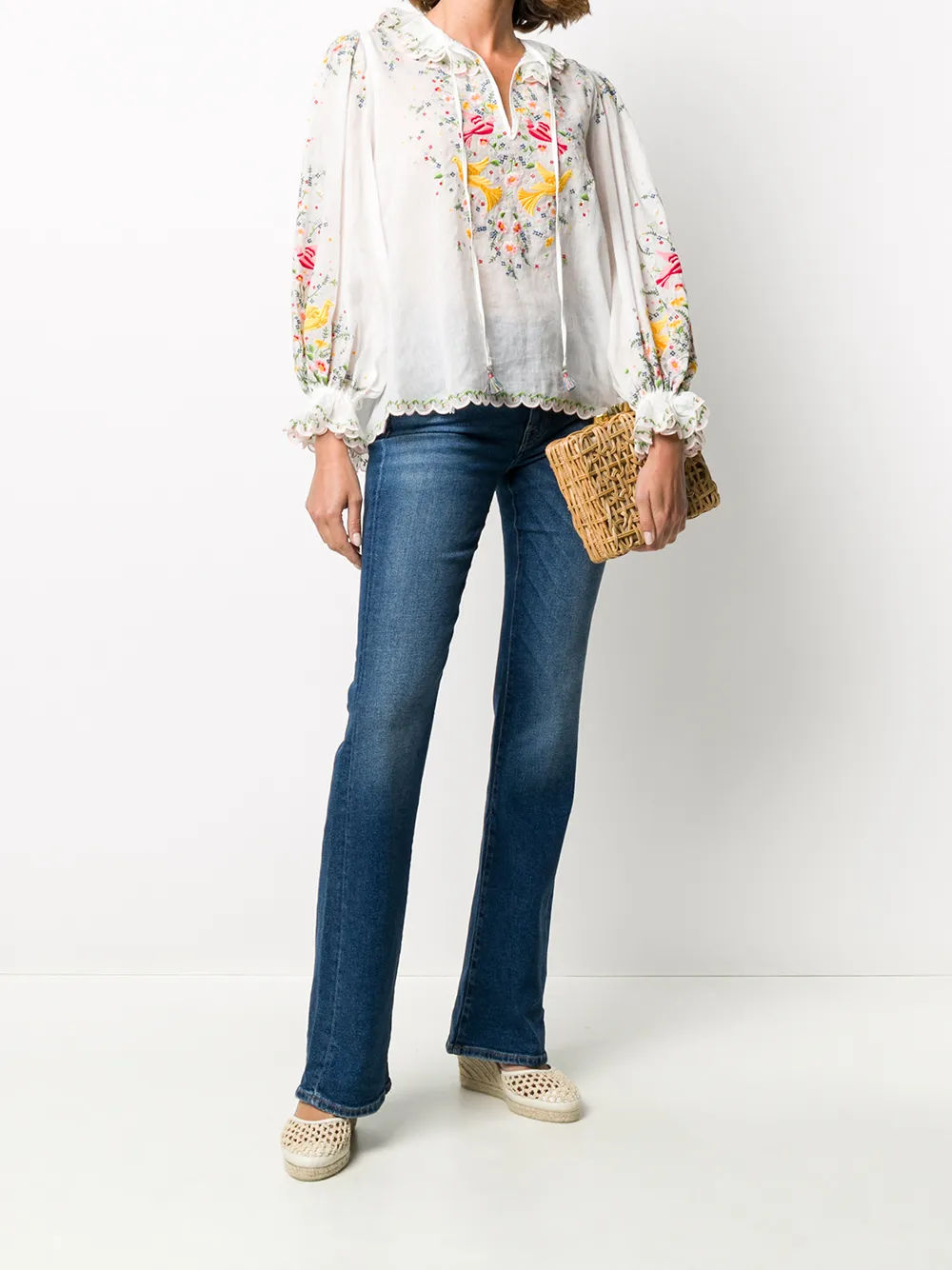 carnaby embroidered bird dress