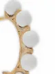 Bottega Veneta enamel-detail hoop earrings
