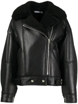 Biker Jackets från Acne Studios Dam Farfetch Acne Studios Bikerjacka i Läder Farfetch