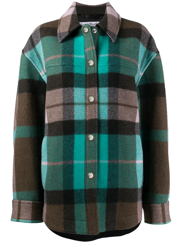 acne studios plaid shirt