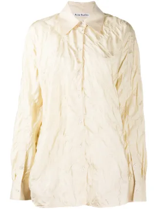 acne studios silk shirt