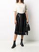 Image 2 of Acne Studios pleated wrap-front skirt