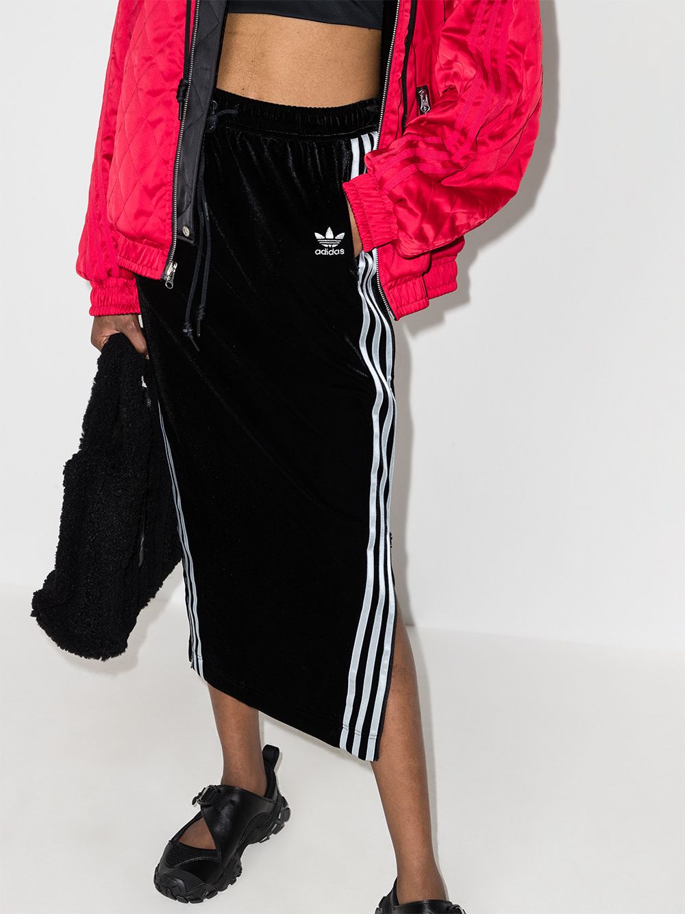 фото Adidas юбка макси из коллаборации с angel chen