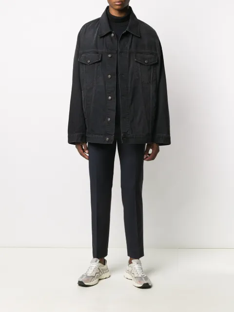 acne oversized denim jacket