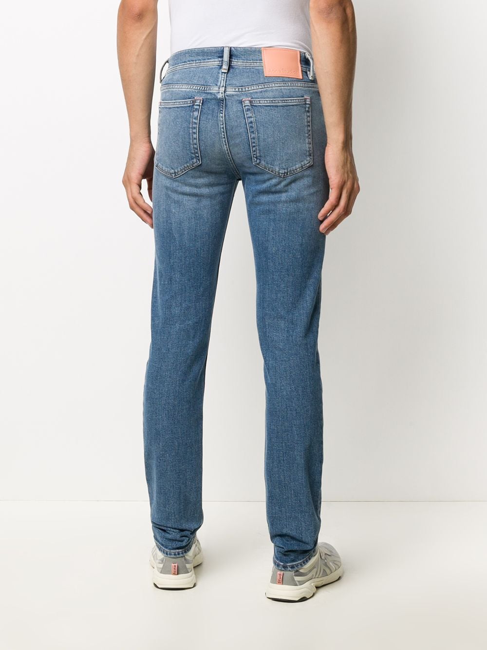 Shop Acne Studios North Skinny-fit Jeans In Blue