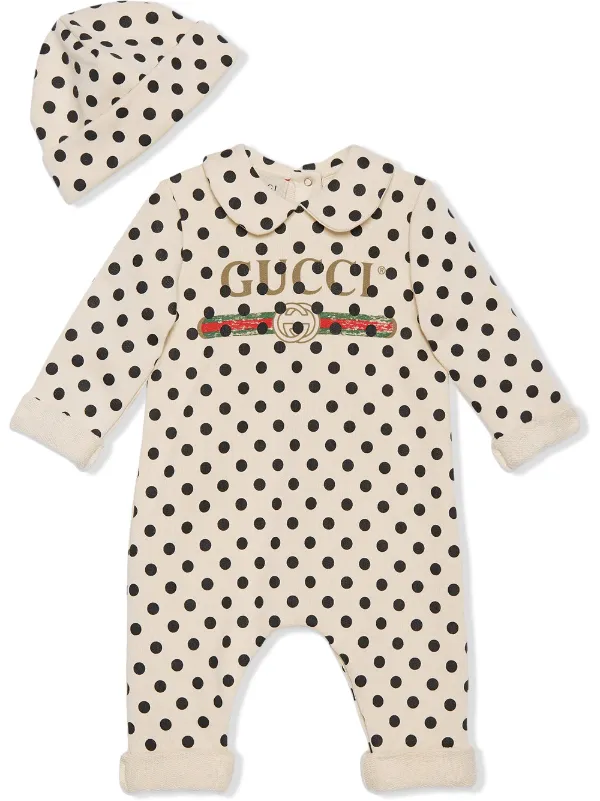 white polka dot two piece set