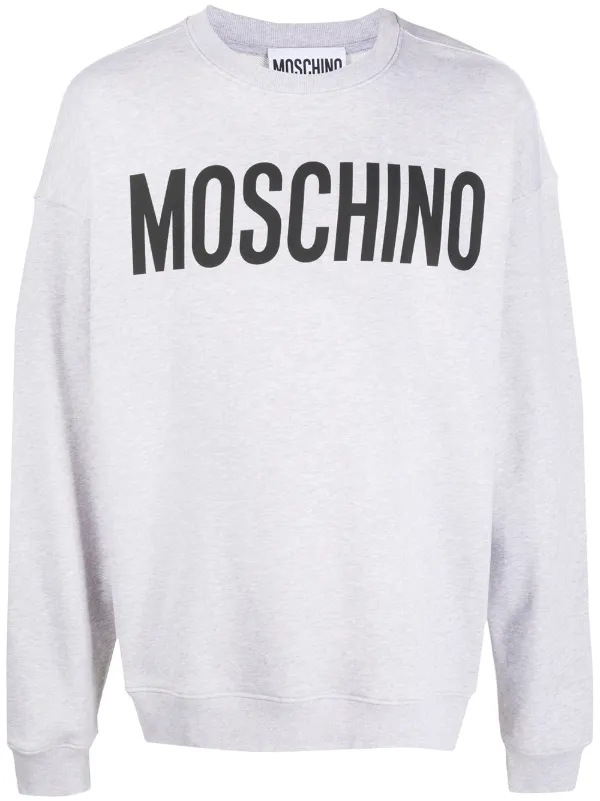 grey moschino sweatshirt