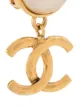 Chanel Pre-Owned 1995 dangling CC faux-pearl earrings