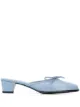Image 1 of Dorateymur bow detail block heel mules