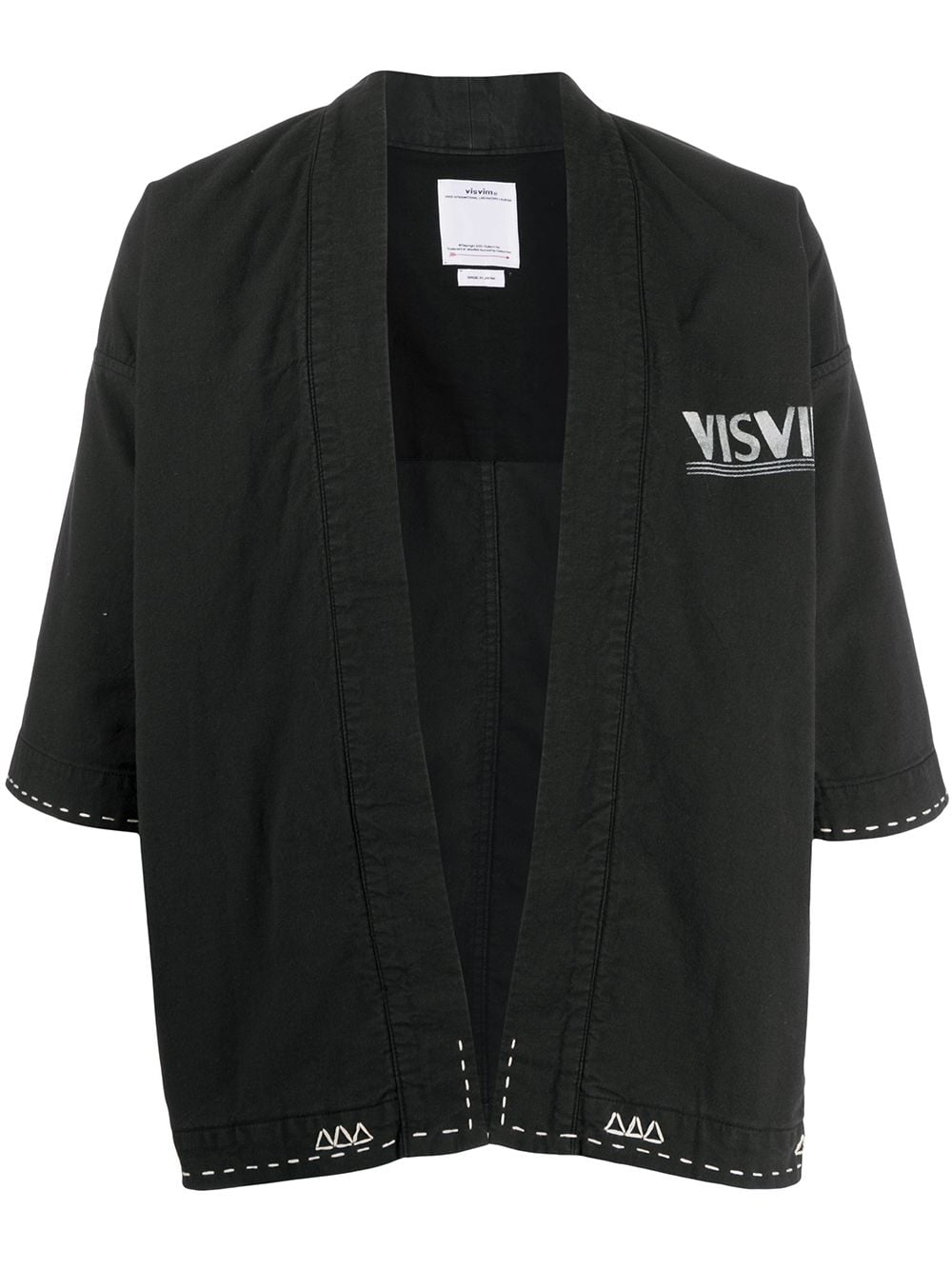 фото Visvim кимоно с контрастной строчкой