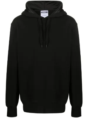 MM6 Maison Margiela Numbers logo-print Hoodie | Black | FARFETCH