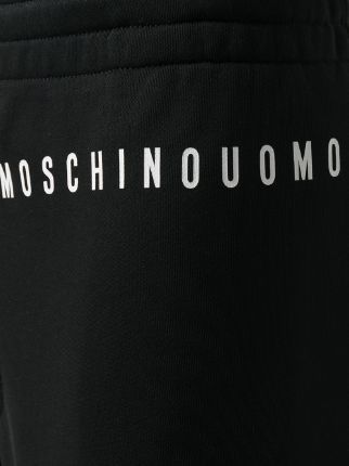 logo print track shorts展示图