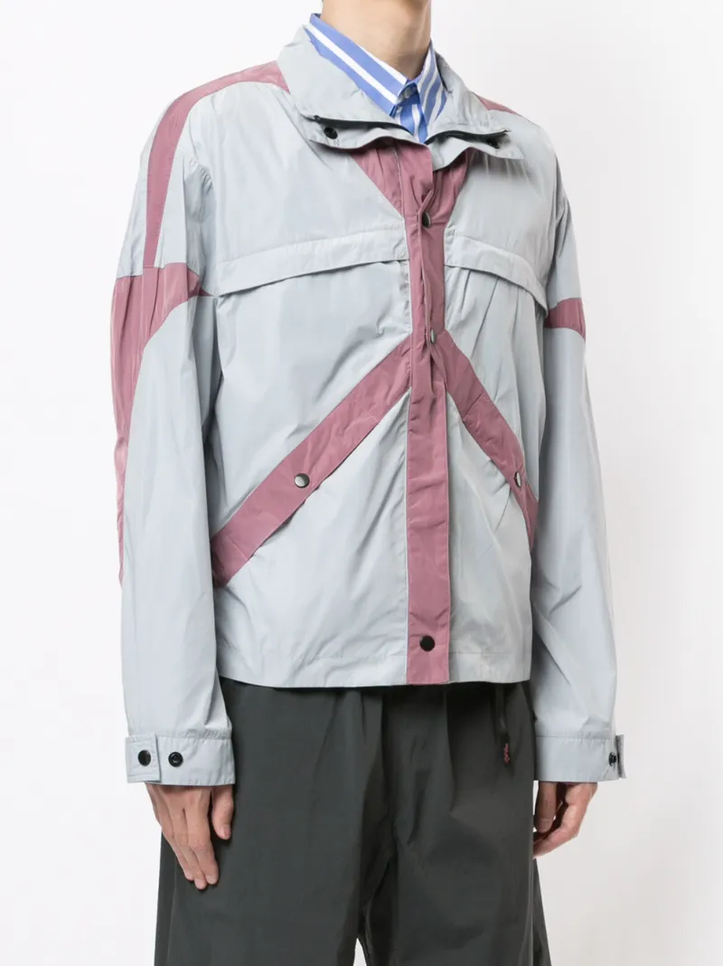 KIKO KOSTADINOV X ASICS GEOMETRIC-PANELLED JACKET
