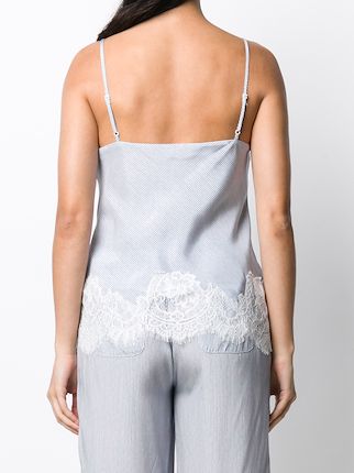 lace-embellished cami top展示图