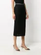 Fendi monogram pattern knitted skirt