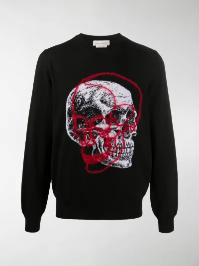 Alexander McQueen skull motif knitted 