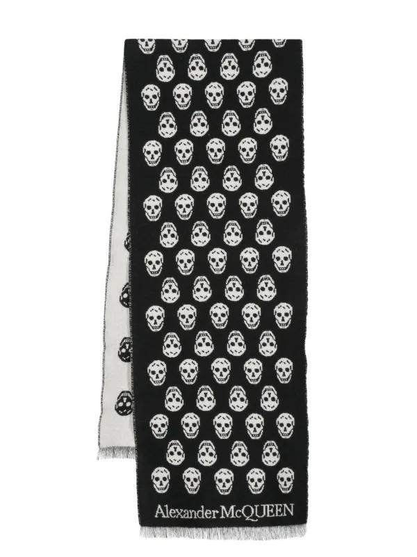 Alexander McQueen Skull Print sold Scarf