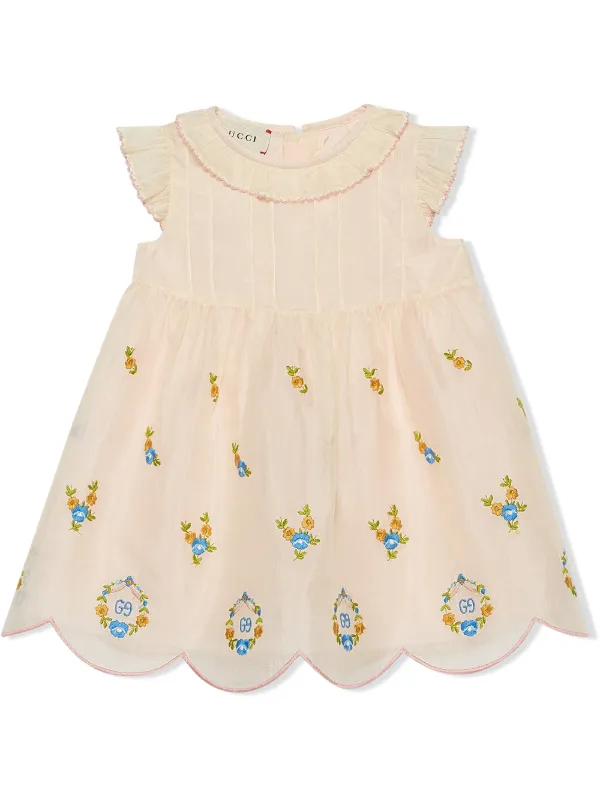 gucci embroidered dress