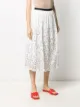 Ports 1961 geometric-print midi skirt