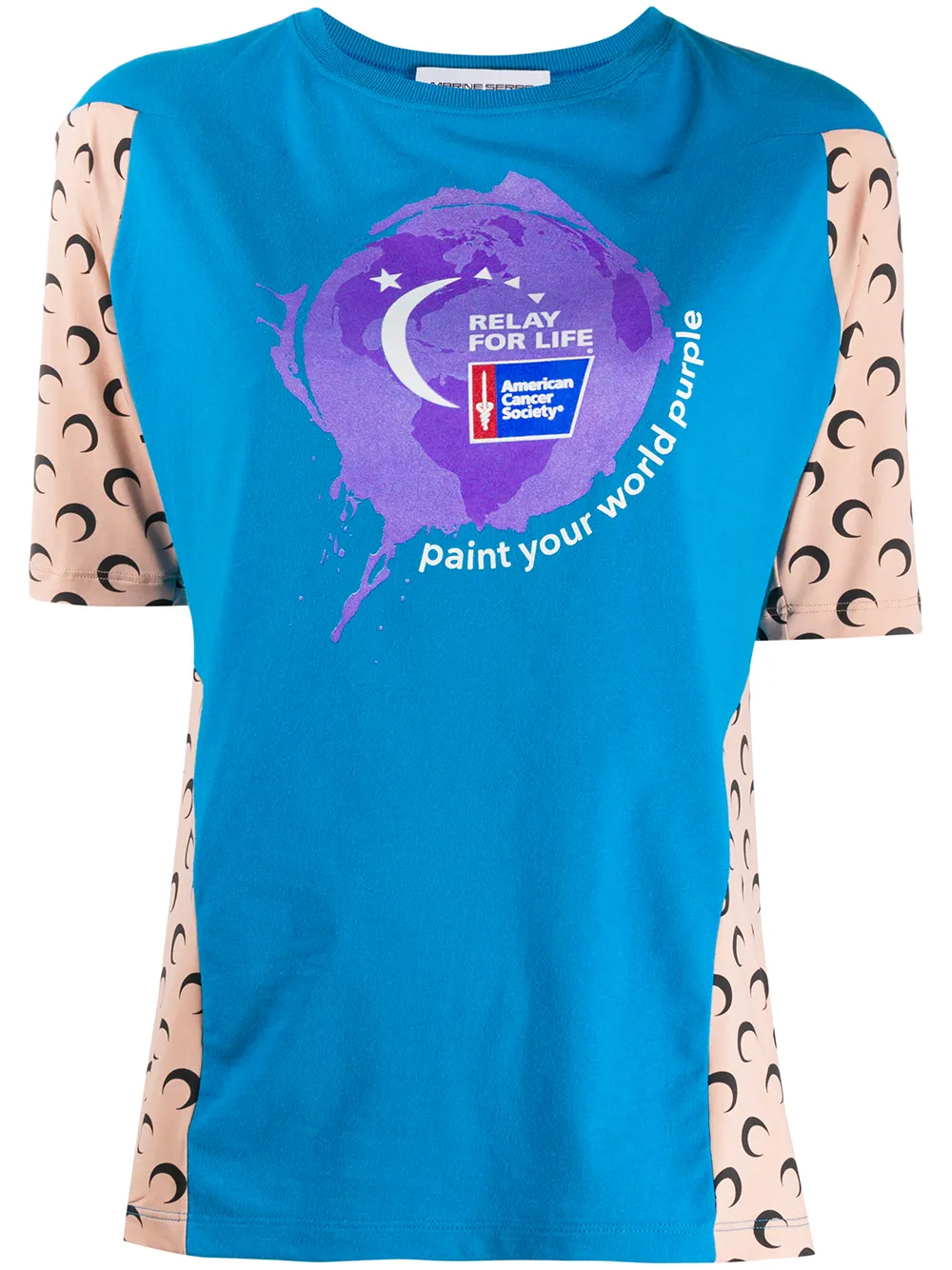 Marine Serre T-Shirt Im Patchwork-Look 3Noxa GulIz Marine Serre T-Shirt Im Patchwork-Look 3Noxa GulIz