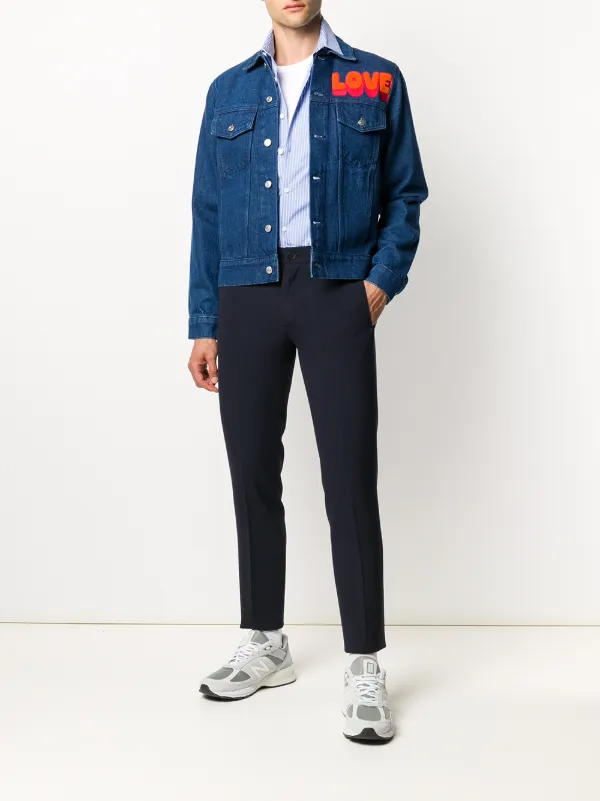 フランス発★Sandro きれいめ上品! デニム テーラード パンツ SANDRO テーラードパンツ 通販 - FARFETCH