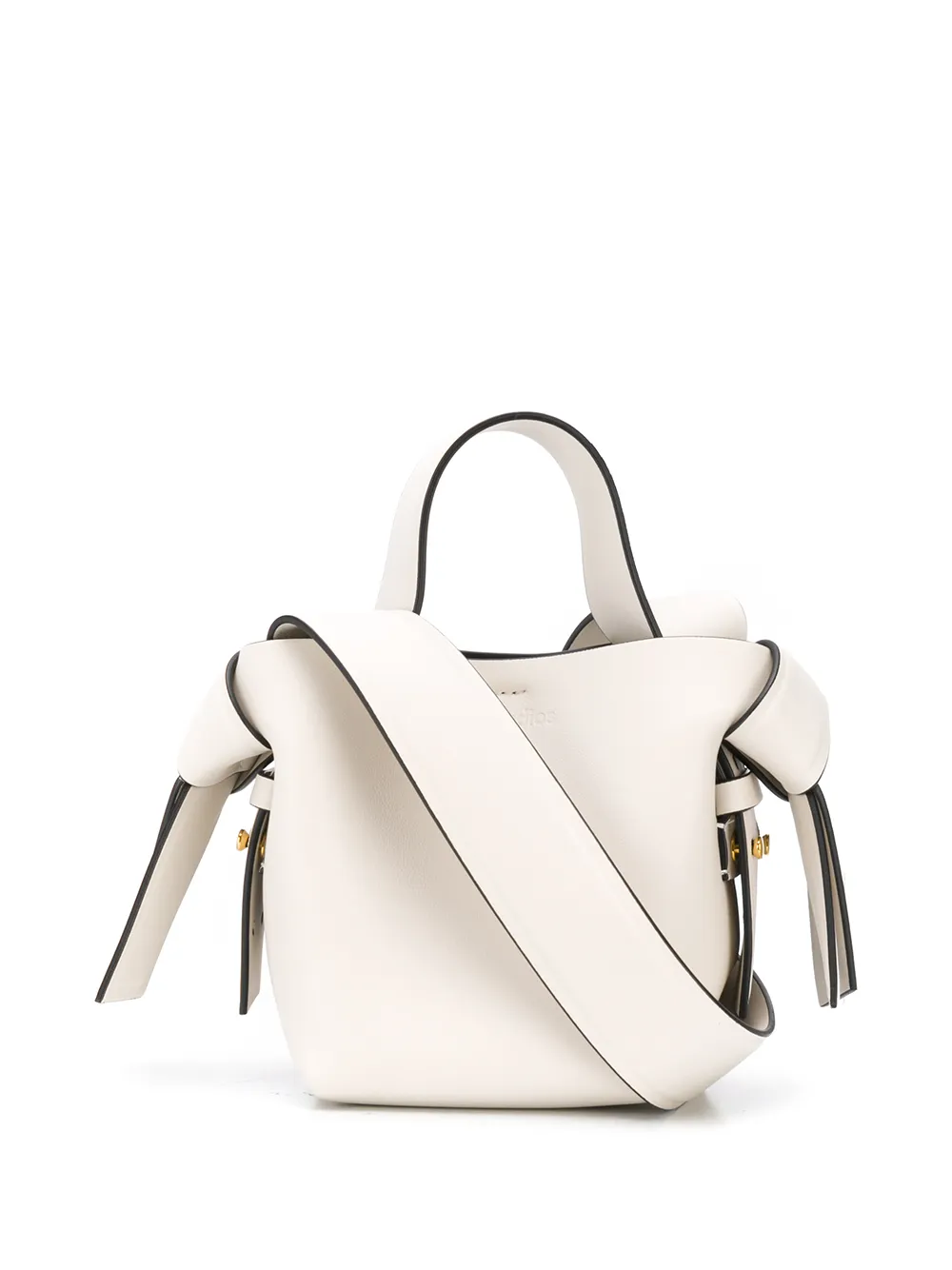 Click to view more detailed imagery on our partner's website Acne Studios Micro Musubi Bag In White