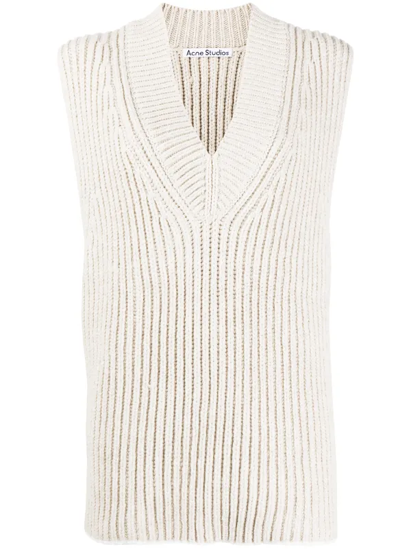 acne knitted vest