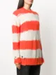 Acne Studios distressed striped jumper