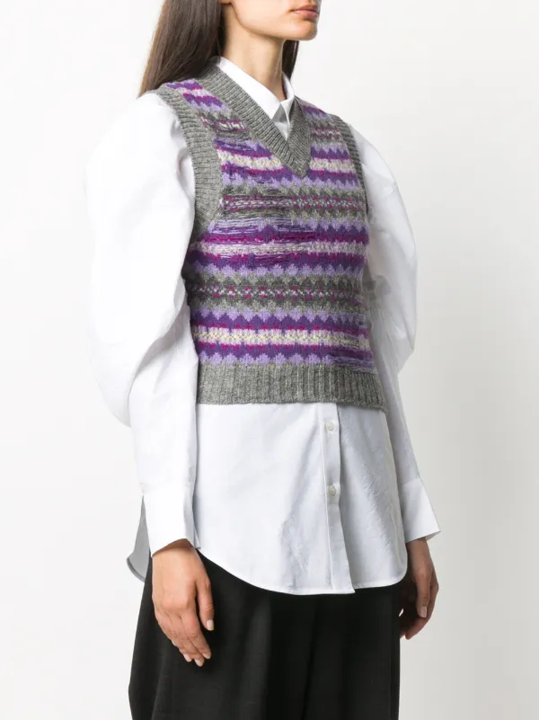 acne studios fair isle sweater