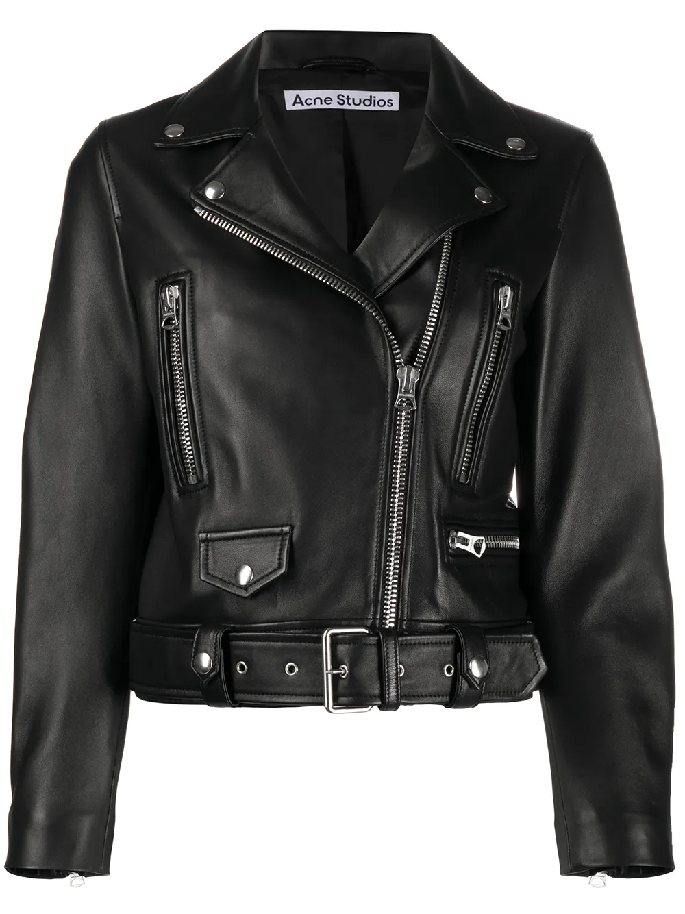 Image 1 of Acne Studios chamarra biker de piel