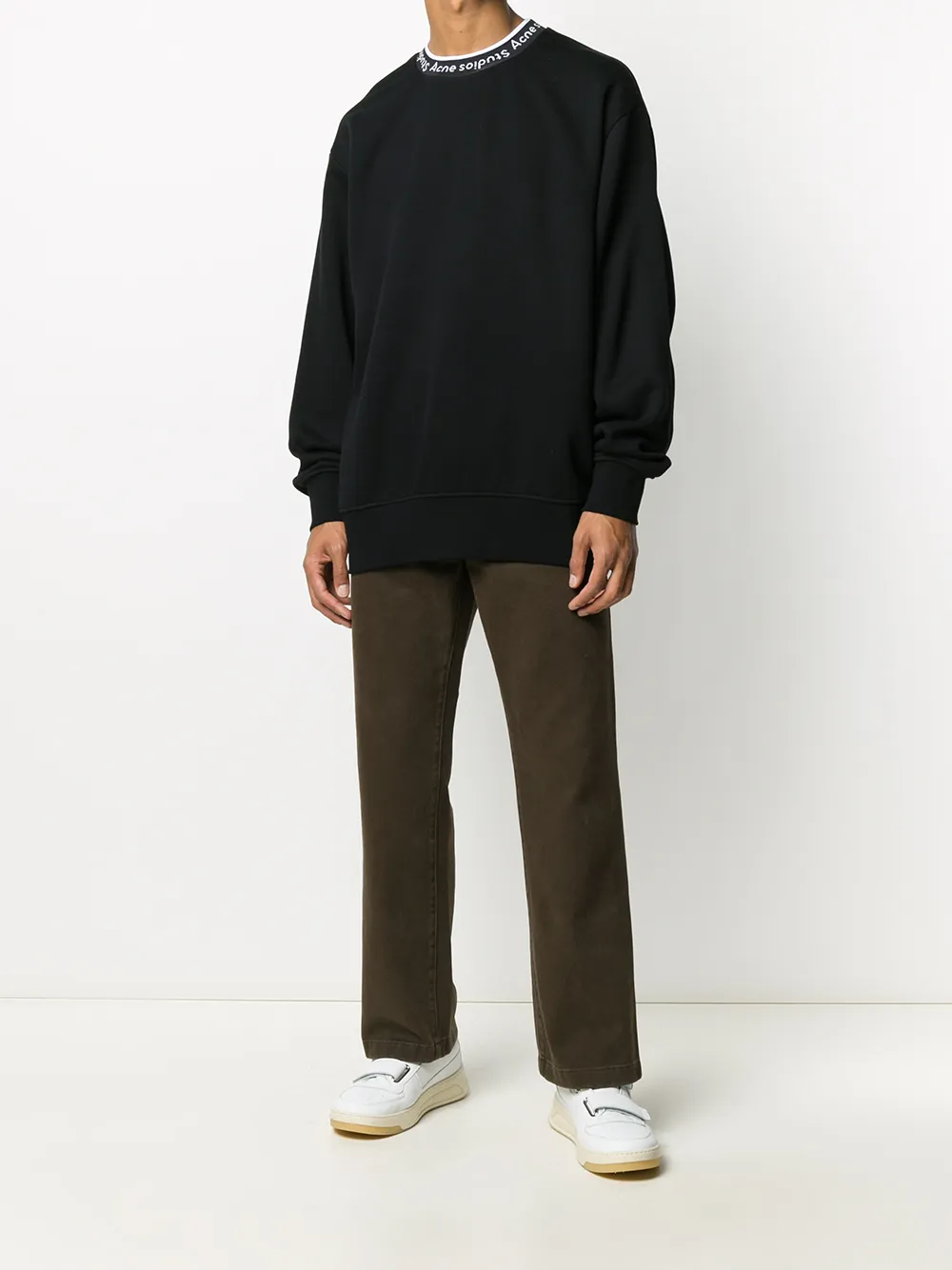 販売の値下げ Acne Studios Logo-zip Sweatshirt スウェット