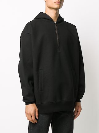 half-zip hooded sweatshirt展示图