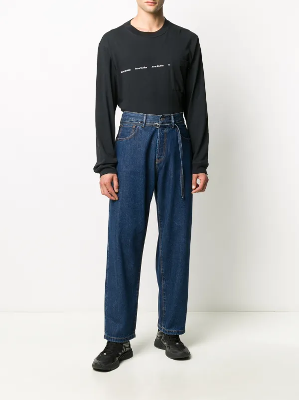 acne studios 1991 toj light blue trash