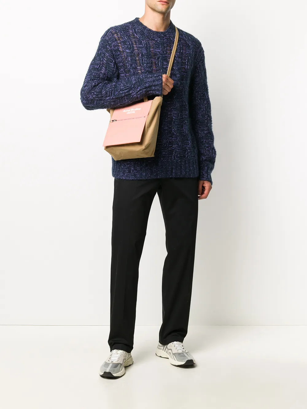 Acne Studios Papery Baker medium shopper - Roze