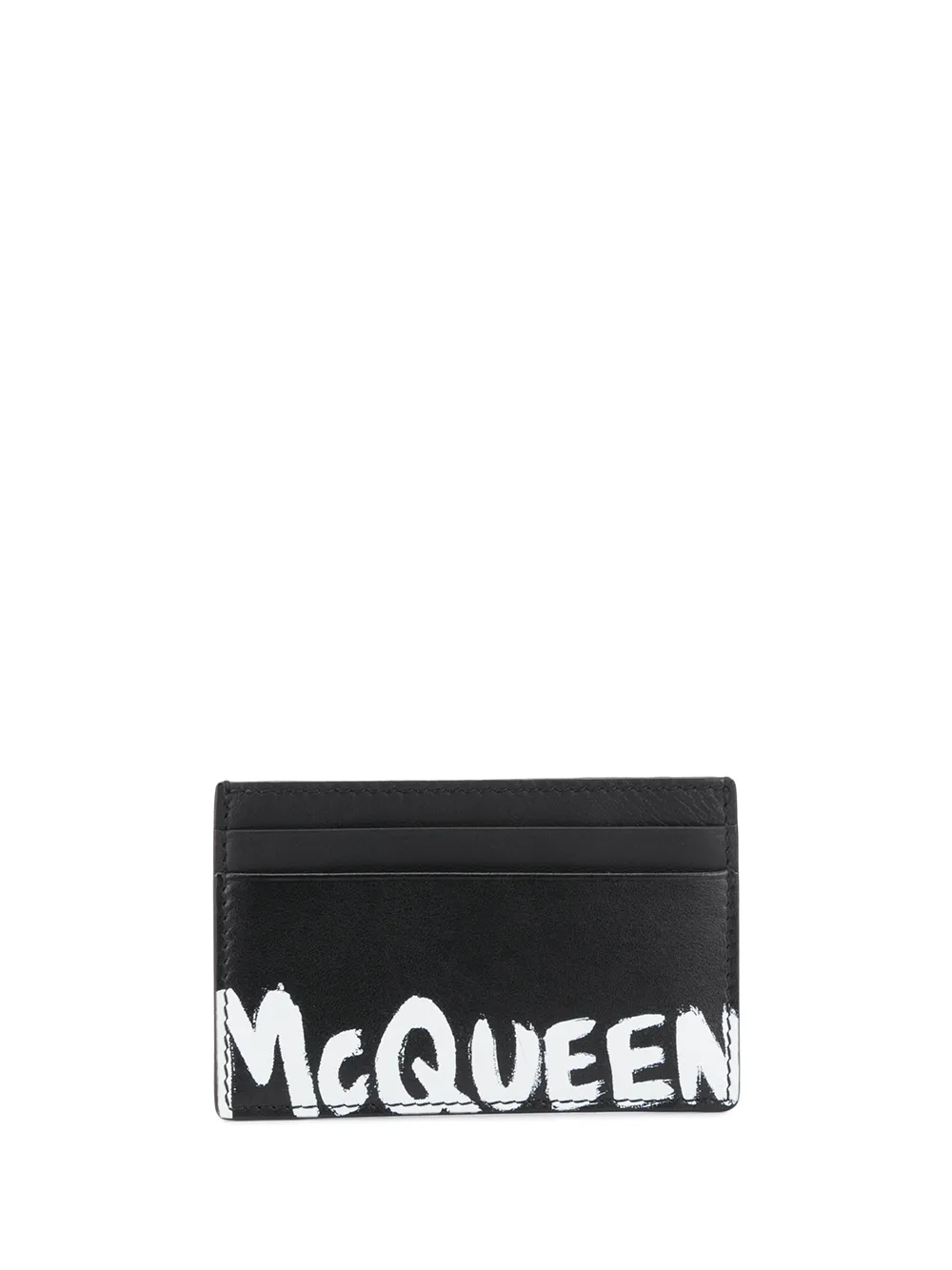 Image 1 of Alexander McQueen Graffiti print cardholder