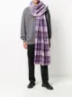 Image 2 of Acne Studios checked logo scarf