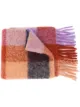 Image 1 of Acne Studios multi-check fringed scarf