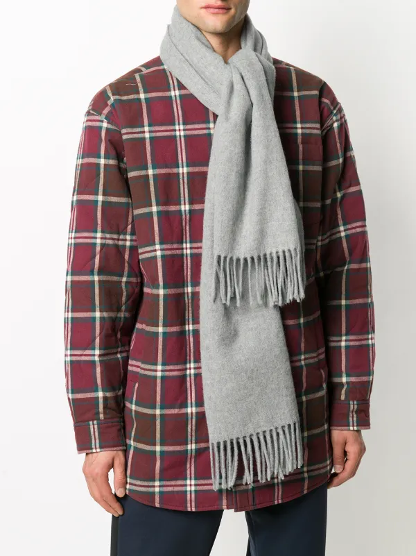Acne narrow wool scarf clearance
