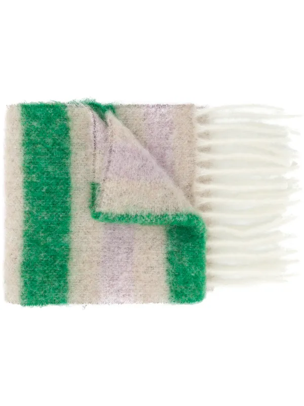 acne studios striped scarf