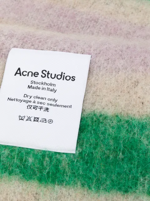 acne studios striped scarf