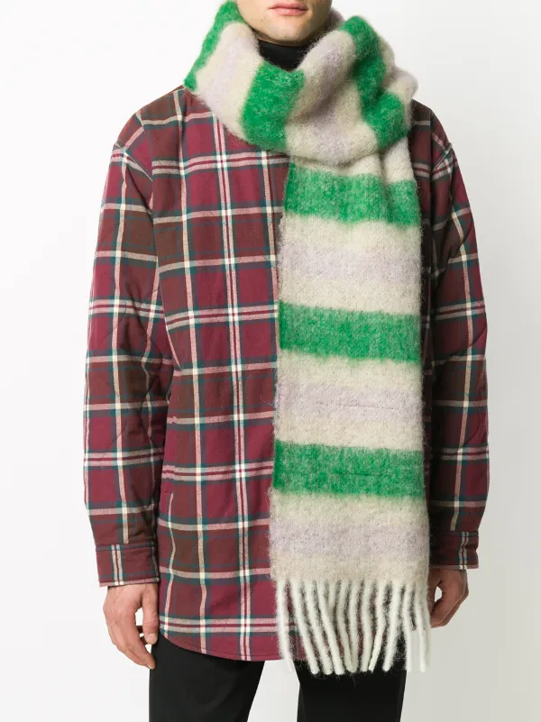 acne studios striped scarf
