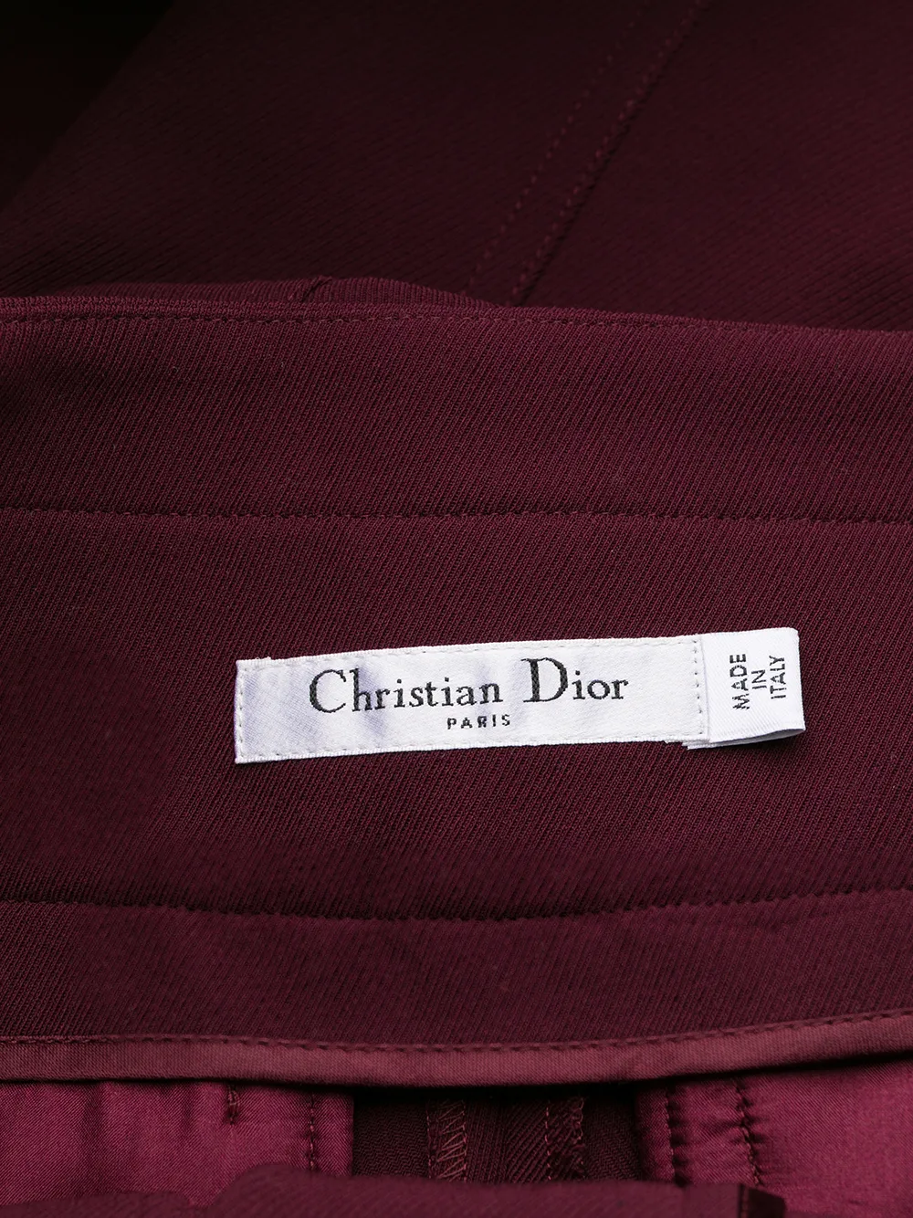 Affordable Christian Dior 2000s slim-fit trousers Women