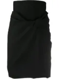Comme Des Garçons Pre-Owned 1990 foldover skirt - Black
